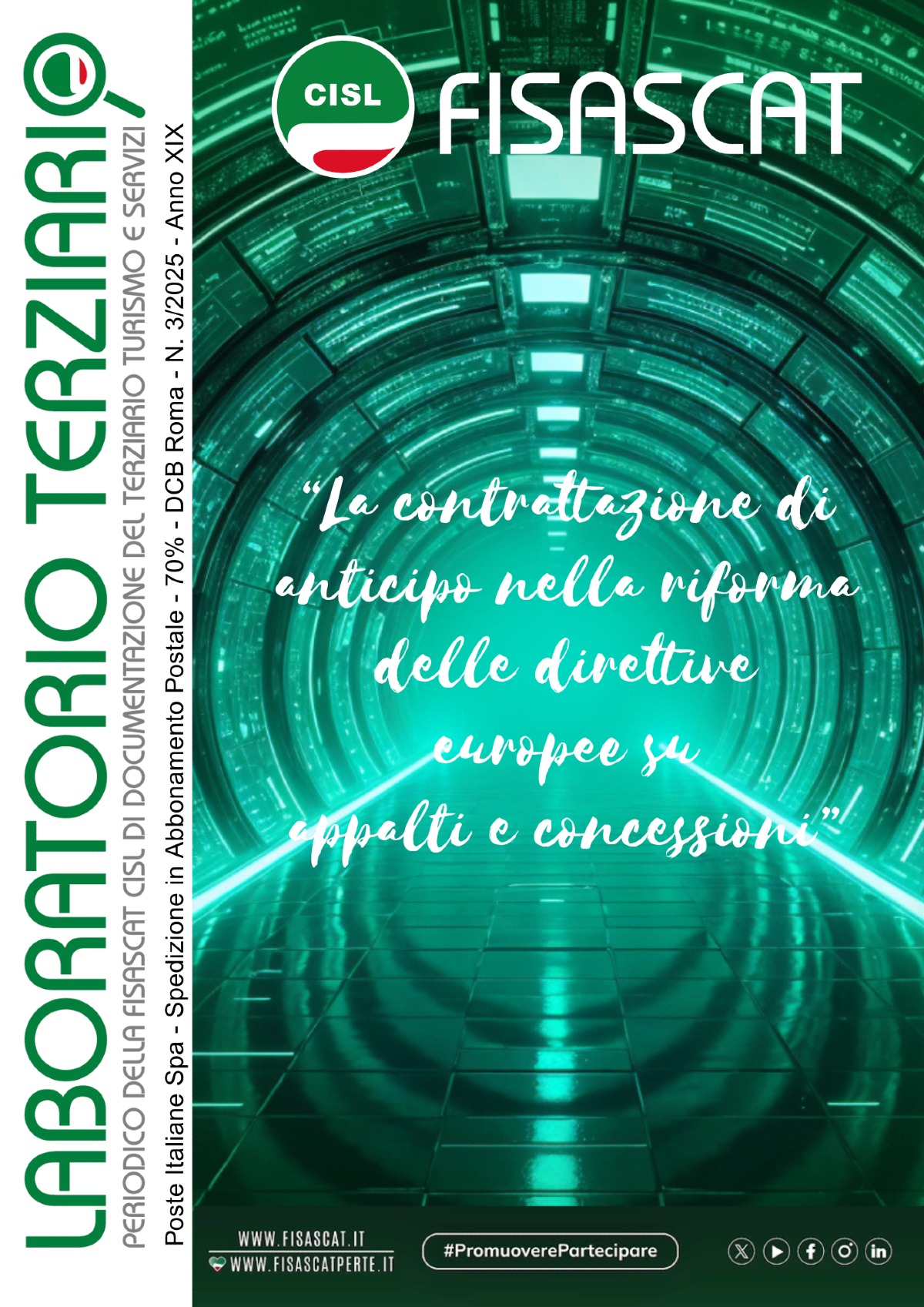 Risalto dell'ultimo numero del periodico della Fisascat CISL