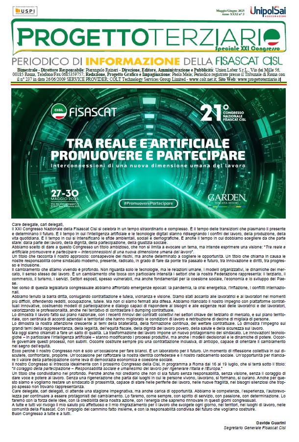 Progetto Terziario - Maggio 2025 - Speciale Congresso